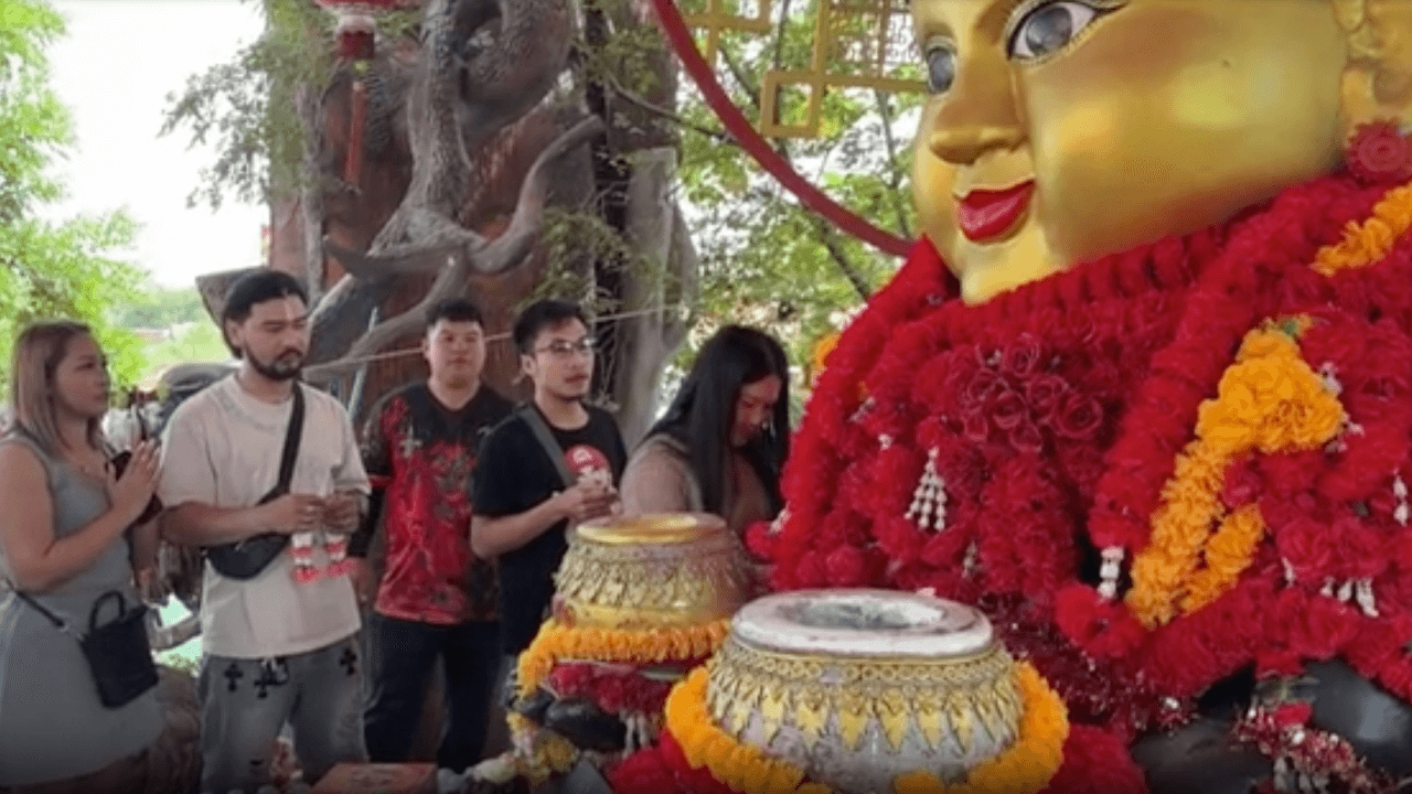 สาวแก้บนกุมารเจ้าสัวเฮง จุดประทัดเจอเลขเด็ด เสี่ยงโชคงวด 16/12/68