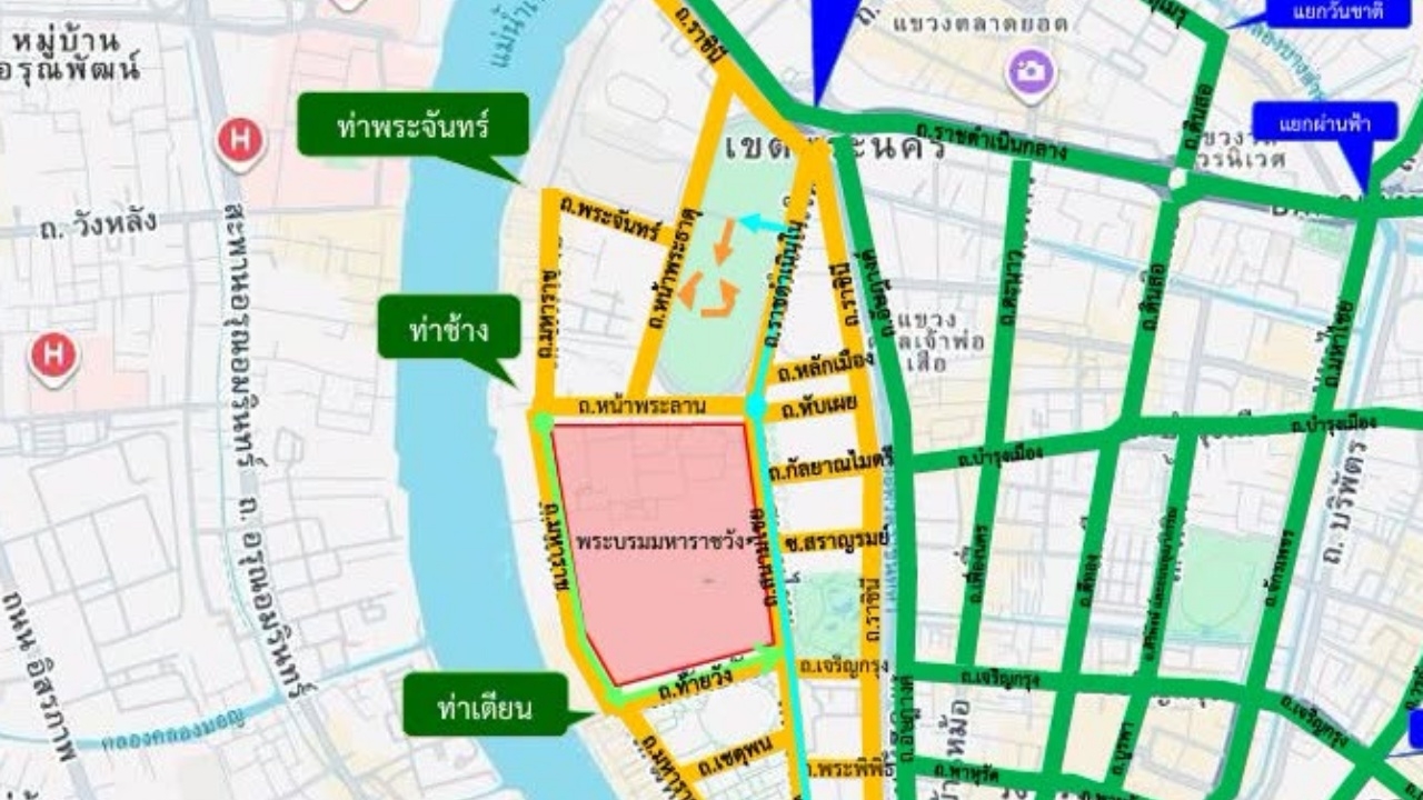 แนะเส้นทางเลี่ยง 31 ต.ค. 69 การซ้อมริ้วขบวนพระบรมราชอิสริยยศ ช่วงเช้า-ช่วงบ่าย