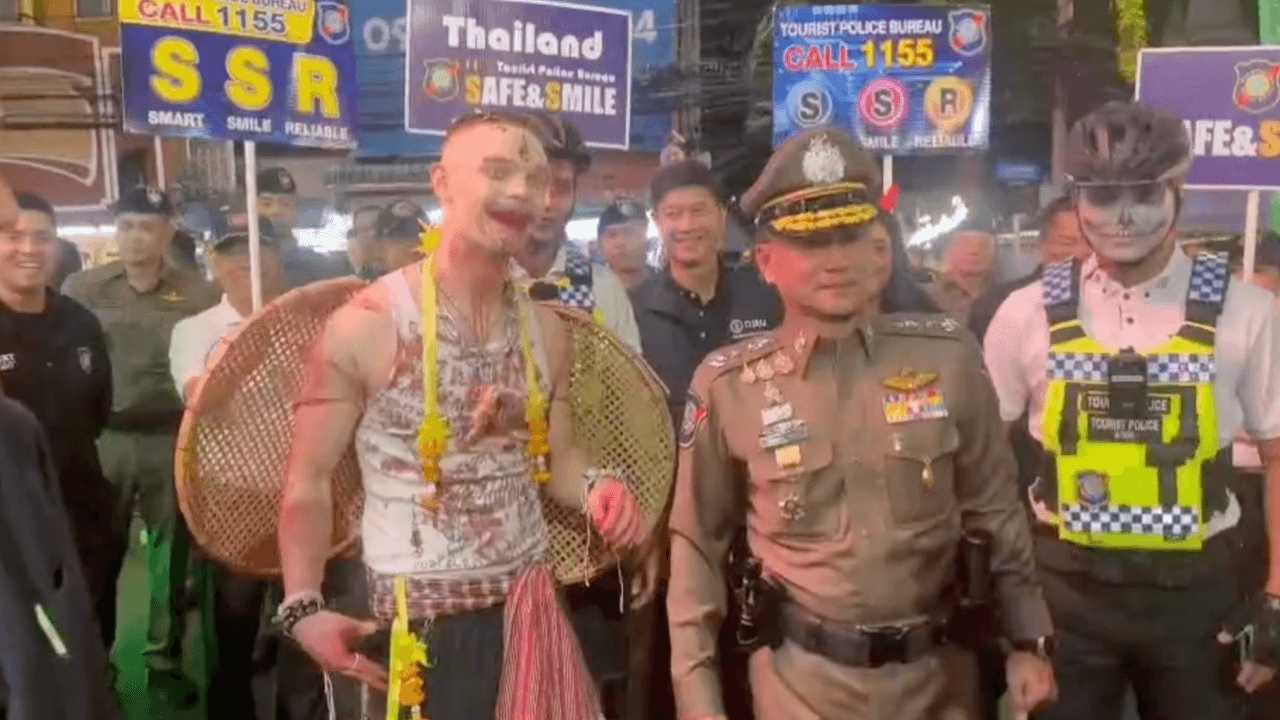 Tourism Police Chief Orders Officers to Guard Tourists on Halloween Night to Boost Safety Confidence - Thairath English