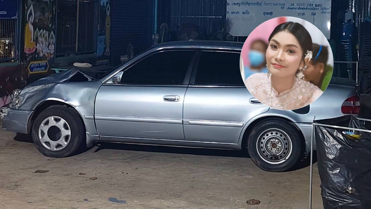 พระชนแล้วหนี สาววัย 21 ดับ พบเก๋งจอดทิ้งในวัด ค้นกุฏิเจอเหล้าขาว