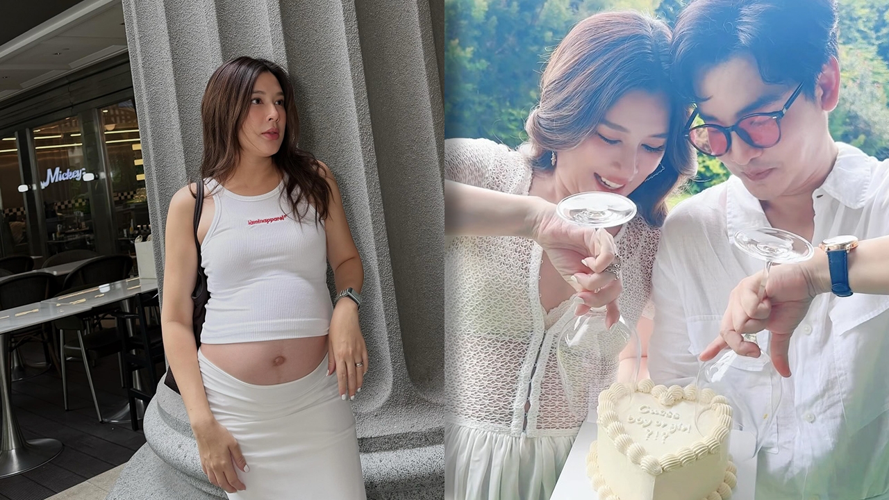 บี มาติกา เปิดโมเมนต์สุดแฮปปี้ ควงสามีตัดเค้กเฉลยเพศลูกคนที่ 3 (คลิป)