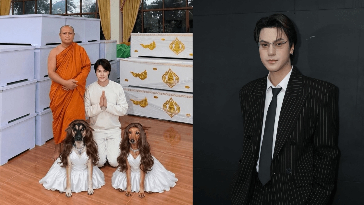 เริ่ดเว่อร์! “บูม เทยกะทะ” ควักเงินส่วนตัว บริจาคโรงศพ 25 โลง มอบให้วัดเทพสรธรรมาราม ปทุมธานี
