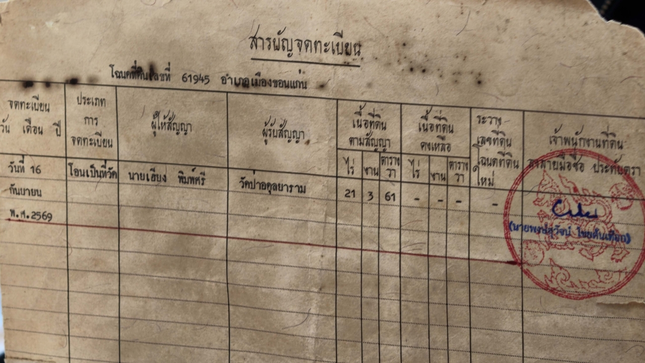มอบโฉนด "วัดป่าอดุลยาราม" ให้สำนักพุทธฯ เก็บไว้ ดำเนินการต่อคดีบุกรุก