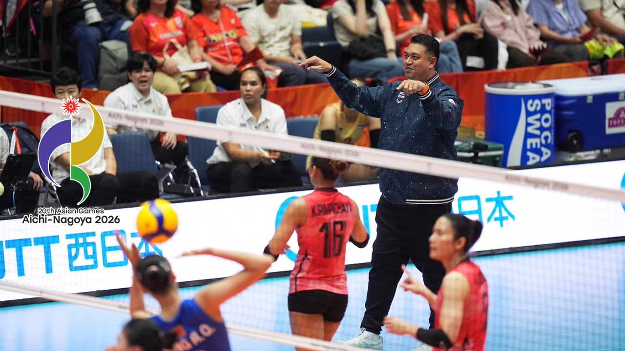 Coach Ott Opens Up After Thailand Women’s Volleyball Team Fights Hard Before Losing to China at Asian Games 2026
