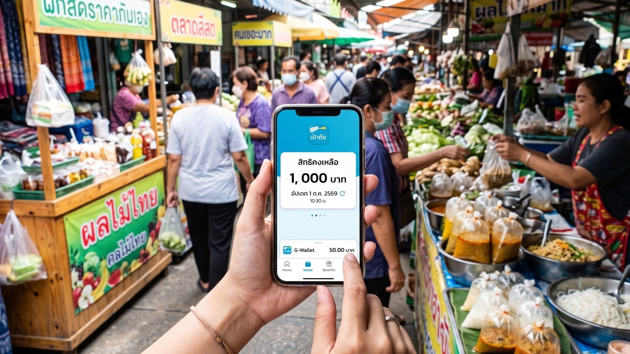 เช็กวิธีรับสิทธิ์ไทยช่วยไทยพลัส เฟส 2 แจก 1,000 บาท เข้าเป๋าตัง