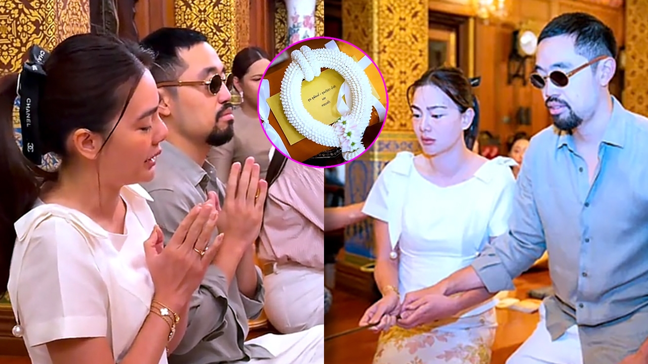คนฮือฮา! โฟกัสนามสกุลใหม่ "ดิว อริสรา" หลังควง "วู้ดดี้ ล่ำซำ" ทำบุญ ชัดเจนไม่ต้องเดา!