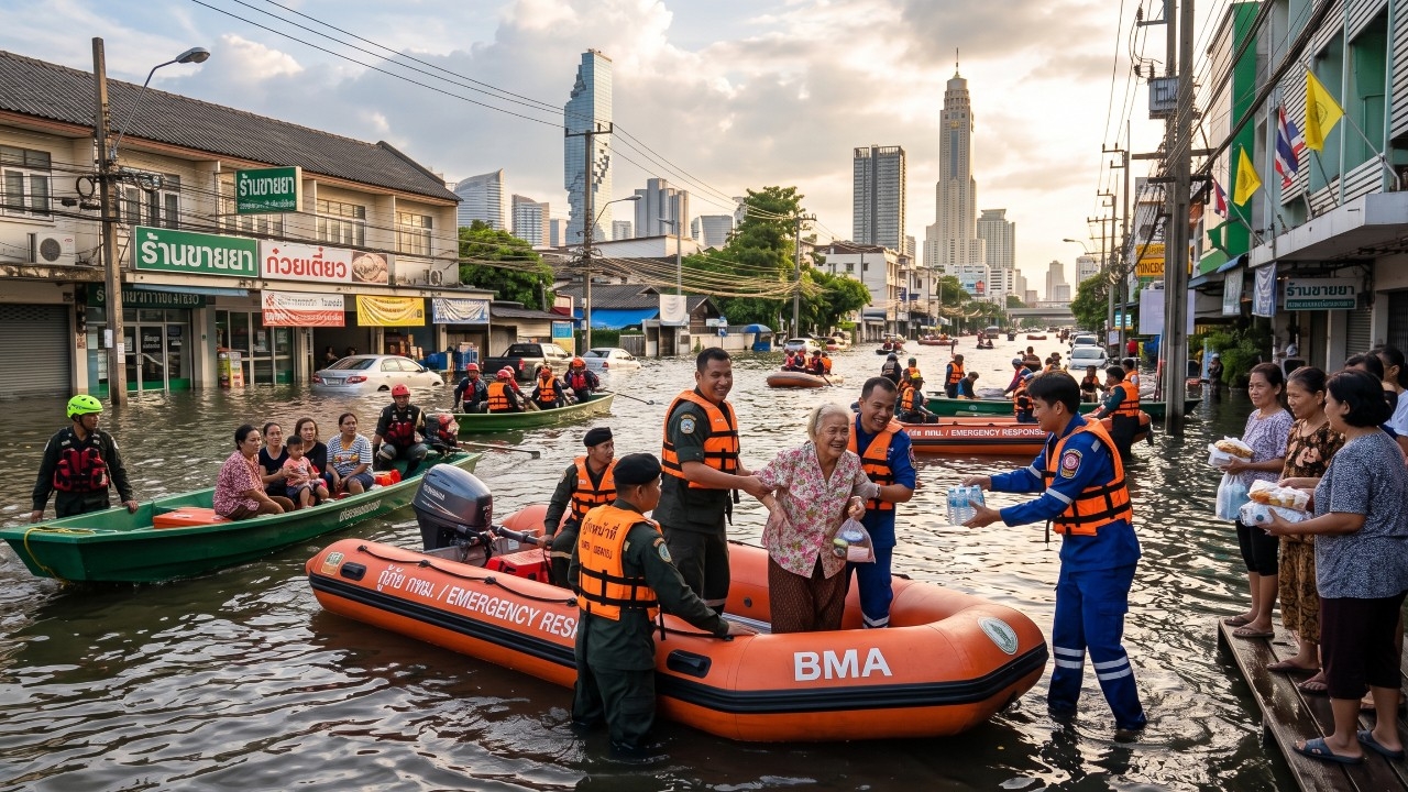 เช็กพิกัดศูนย์พักพิงชั่วคราว กทม. 7 เขต เร่งช่วยผู้ประสบภัยน้ำท่วม