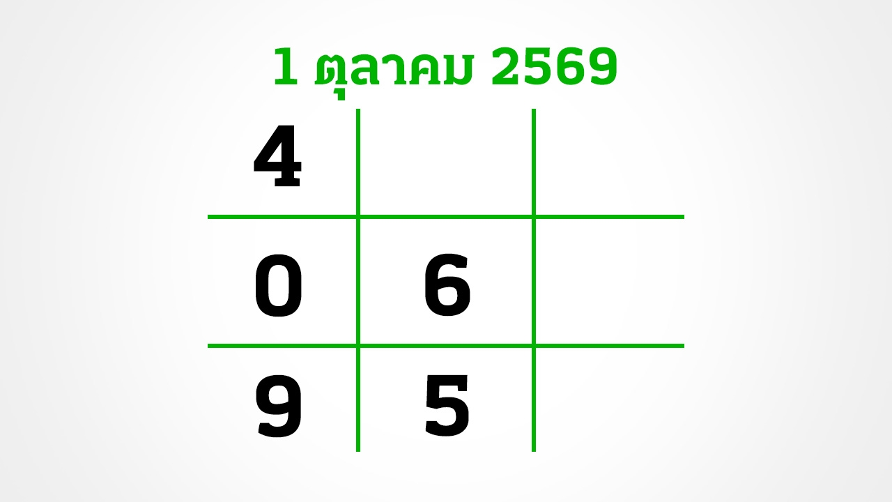 อีก 3 วันหวยออก งวดนี้สลากไม่สัญจร อย่าลืมส่อง "เลขเด็ดงวดนี้" 1/10/69