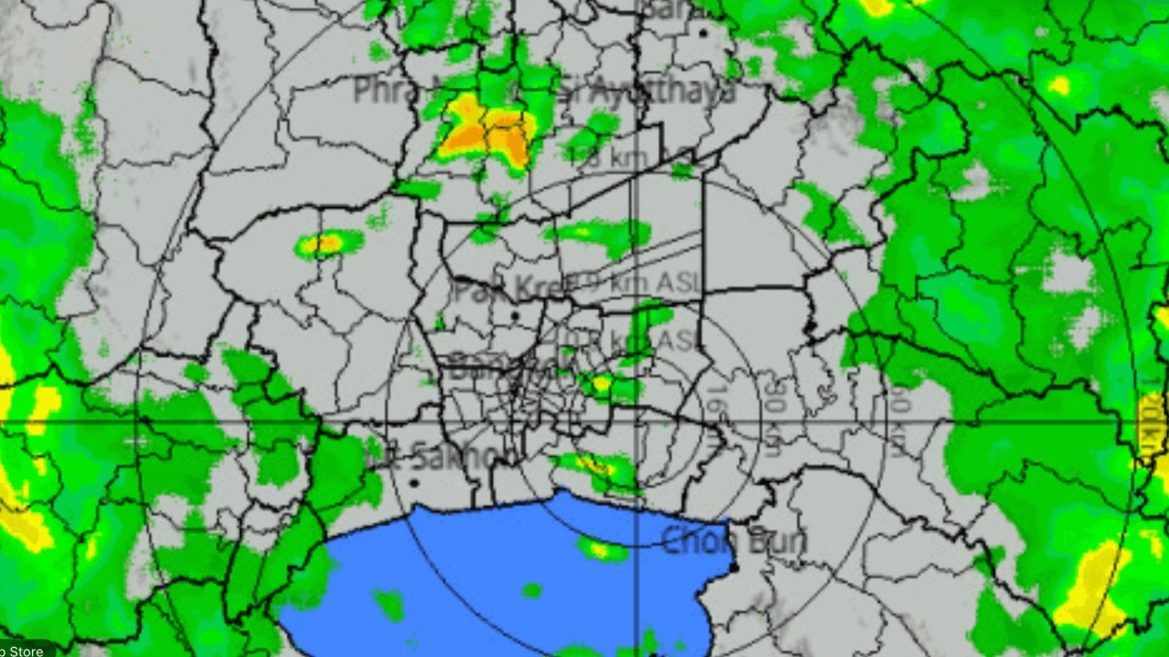 อุตุฯ คาดบ่ายนี้ กทม.-ปทุมฯ-นนทบุรี-สมุทรปราการ มีฝนตกสลับหยุด แนวโน้มฝนกำลังเพิ่มขึ้น