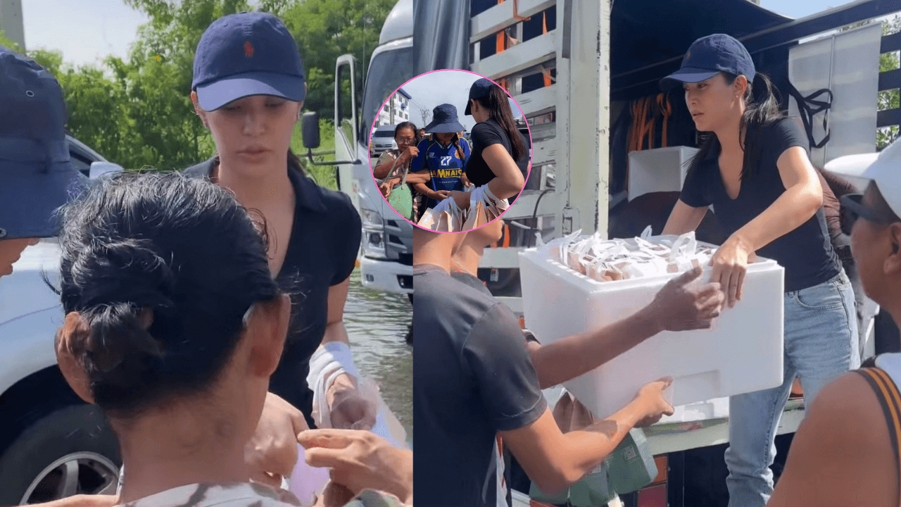 “เอมมี่ มรกต” ลงพื้นที่นำอาหารช่วยเหลือพี่น้องน้ำท่วม เราจะผ่านเวลานี้ไปด้วยกัน