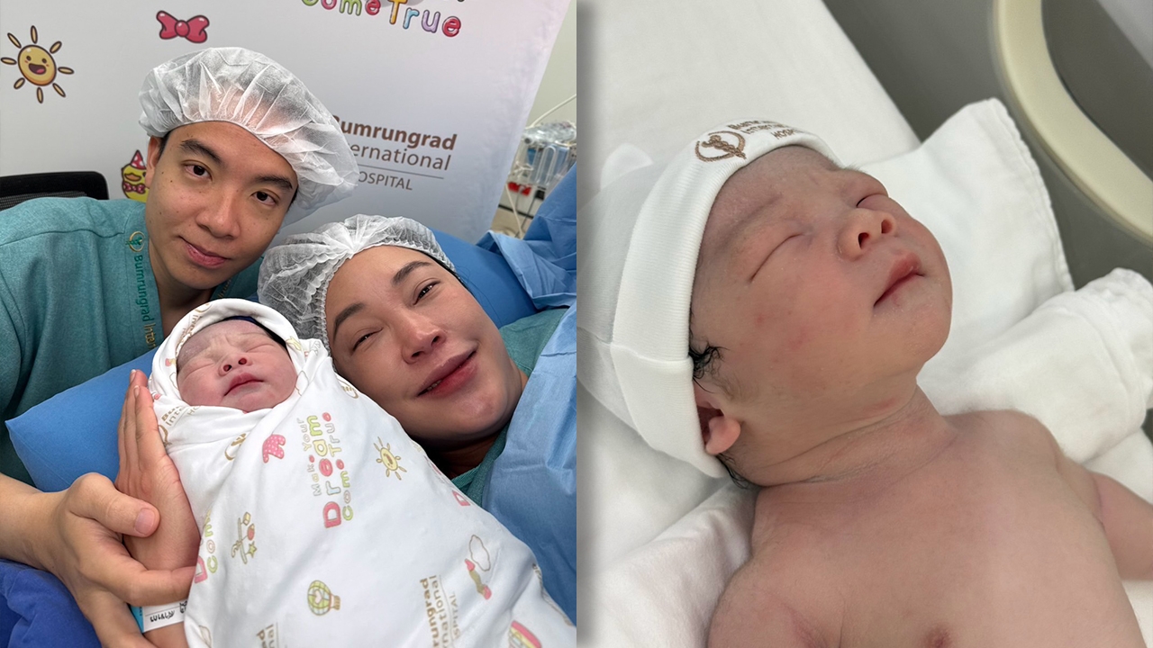 เบบี๋มาแล้ว! “เมย์ พิชญ์นาฏ” คลอดลูกชายคนแรก น่ารักน่าเอ็นดู ผิวขาวจ้ำม่ำสุดๆ