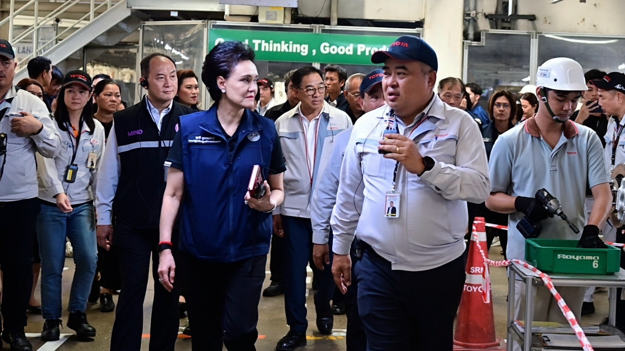 โตโยต้า เผยน้ำท่วมกระทบสายการผลิต “ศุภจี” รับฟังปัญหา ช่วยประสานแก้ไข