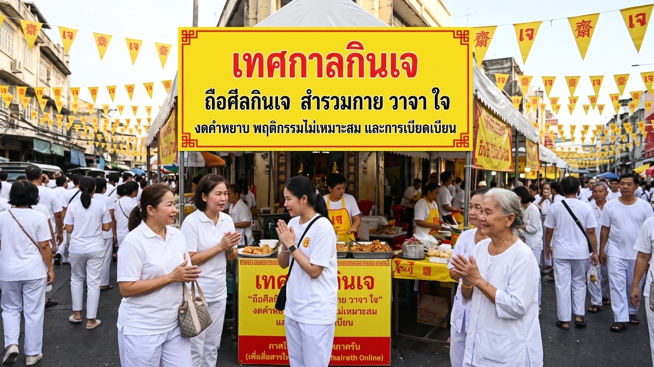 กินเจไม่ได้แค่งดเนื้อ เปิดข้อห้ามเรื่อง “คำพูด-การกระทำ” ที่หลายคนอาจไม่รู้