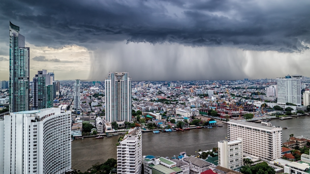 กทม. อากาศแปรปรวน 10-12 ต.ค. เตือนระวังฝนตกหนัก ลมแรง