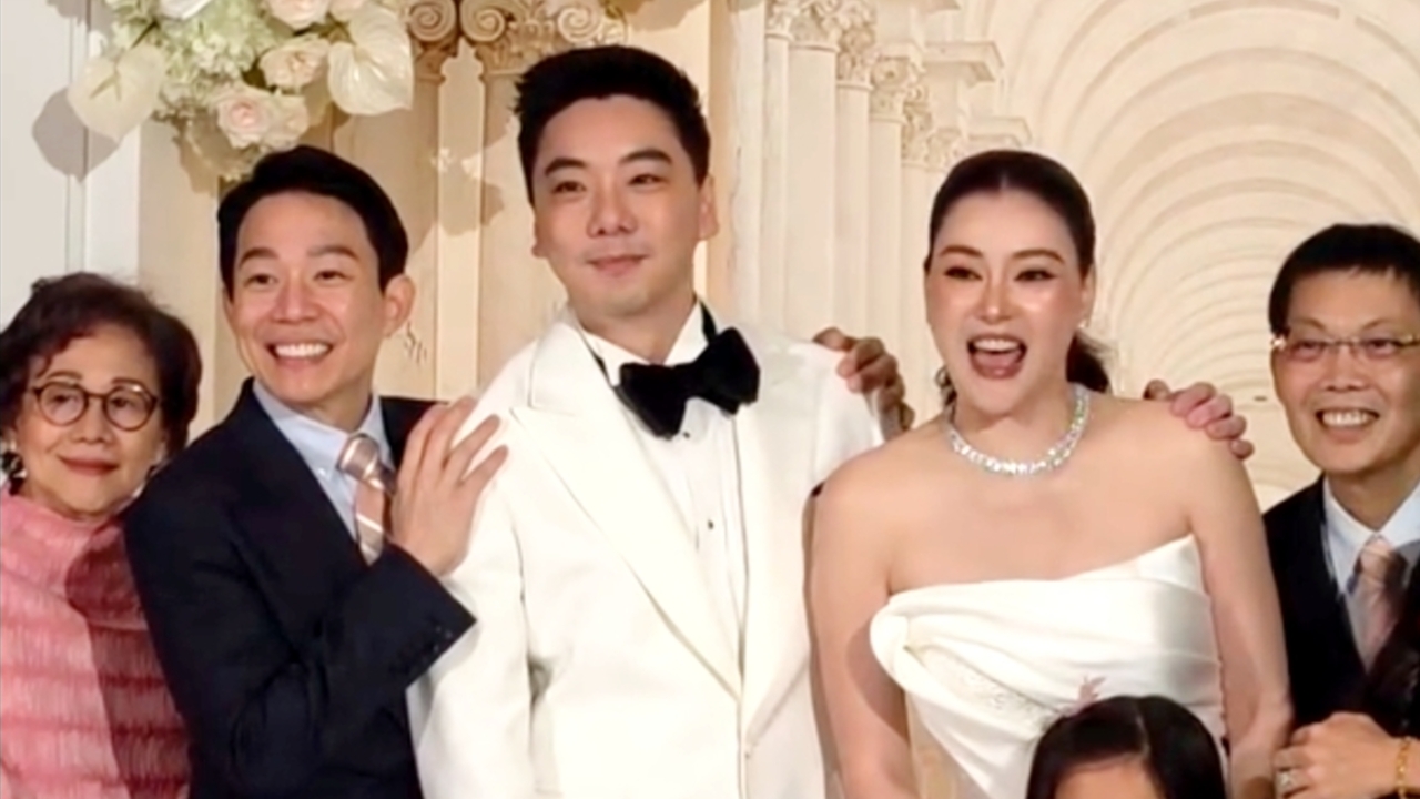 มิตรภาพยังงดงาม เฟี๊ยต มธุกร พร้อมครอบครัว ร่วมยินดีงานแต่ง โอ๋ ภัคจีรา-ทนายเบียร์ (คลิป)