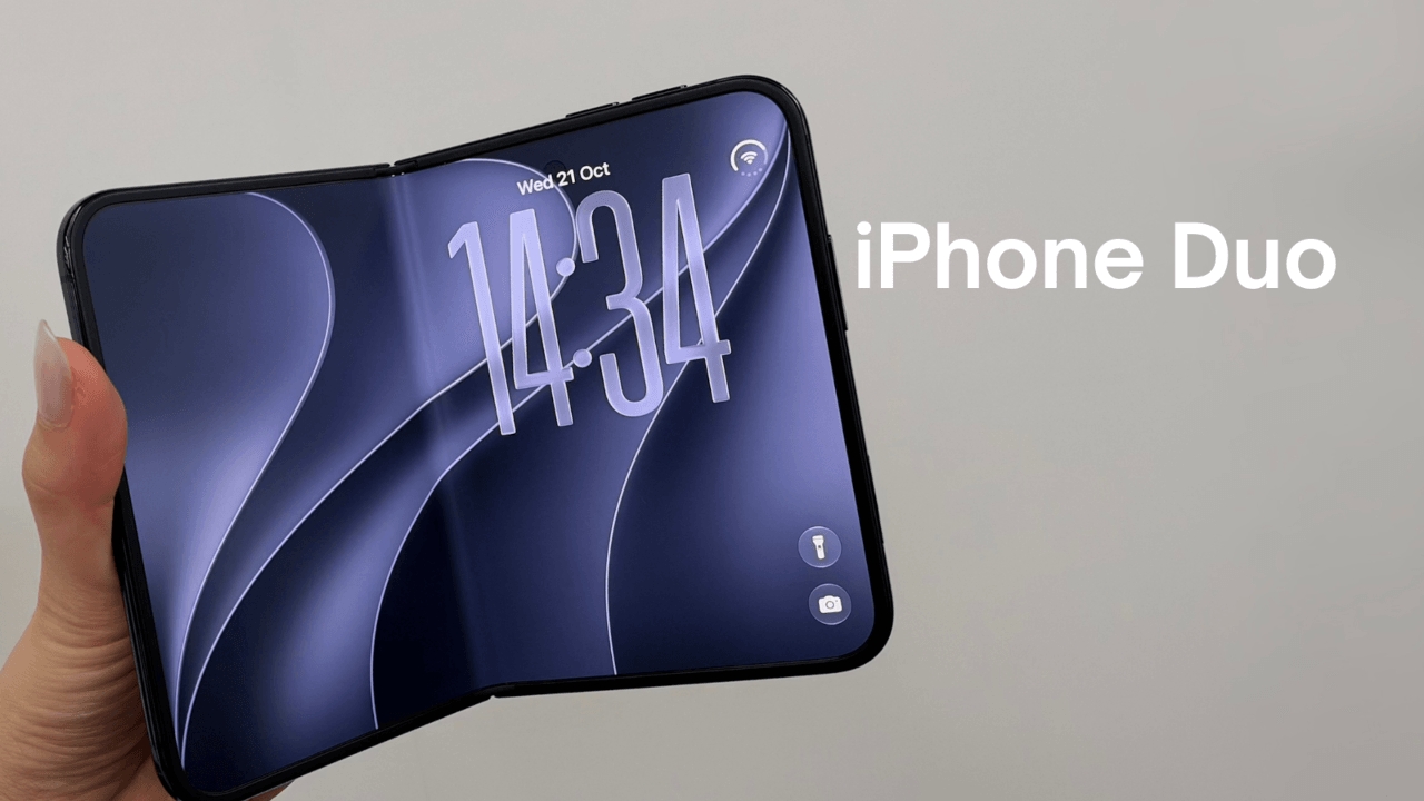 สัมผัสแรก iPhone Duo จอพับรุ่นแรก หรูเต็มขั้น รอยพับแทบไม่รบกวนสายตา