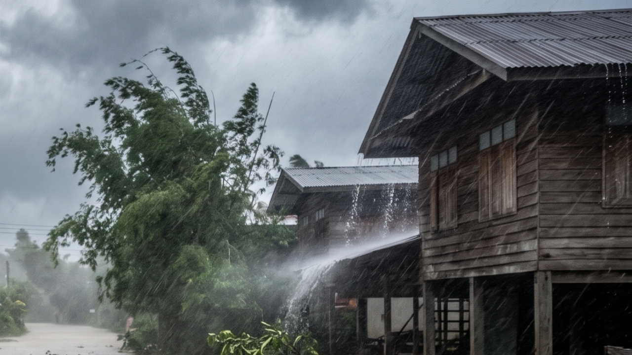 อุตุฯ ฉบับ 1 เตือนภาคใต้ฝนตกหนัก ไทยตอนบนอากาศแปรปรวน ช่วง 24–28 ต.ค. 69