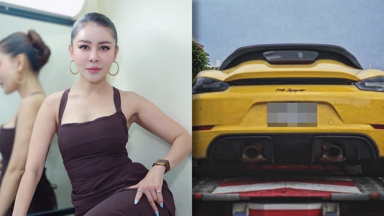 "เป็กกี้ ศรีธัญญา" โพสต์ขายรถหรู เครื่องยนต์แรงมาก แต่เสียงสตาร์ททำเอาแฟนๆ หลุดโฟกัส