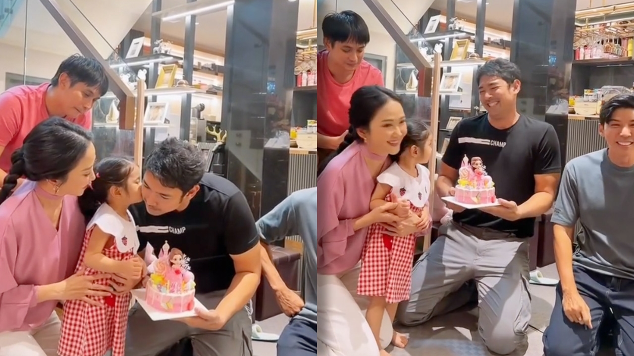 ยุ้ย จีรนันท์ เปิดโมเมนต์ น้องพราวตะวัน เซอร์ไพรส์วันเกิด อานัส ช็อตหลานจุ๊บแก้มน่ารักมาก (คลิป)