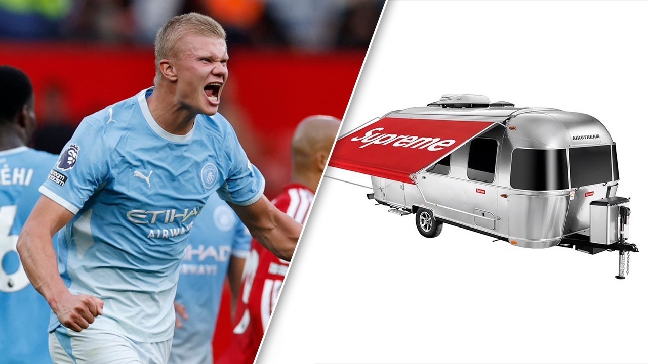 As if Knowing Victory Was Coming, Haaland Acquires Rare Supreme Camper Before Scoring to Defeat Man U in Manchester Derby