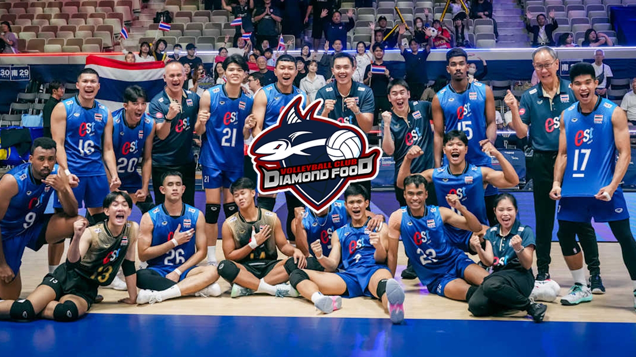 Diamond Food Offers 100,000 Baht Bonus to Thai Men’s Volleyball Team if They Defeat Australia in Asian Championship