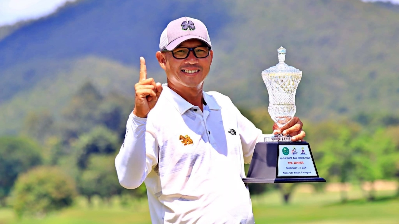 Chawalit Tap-Ins Birdie to Win 170,000 Baht Prize at SAT-NSDF Thai Senior Tour