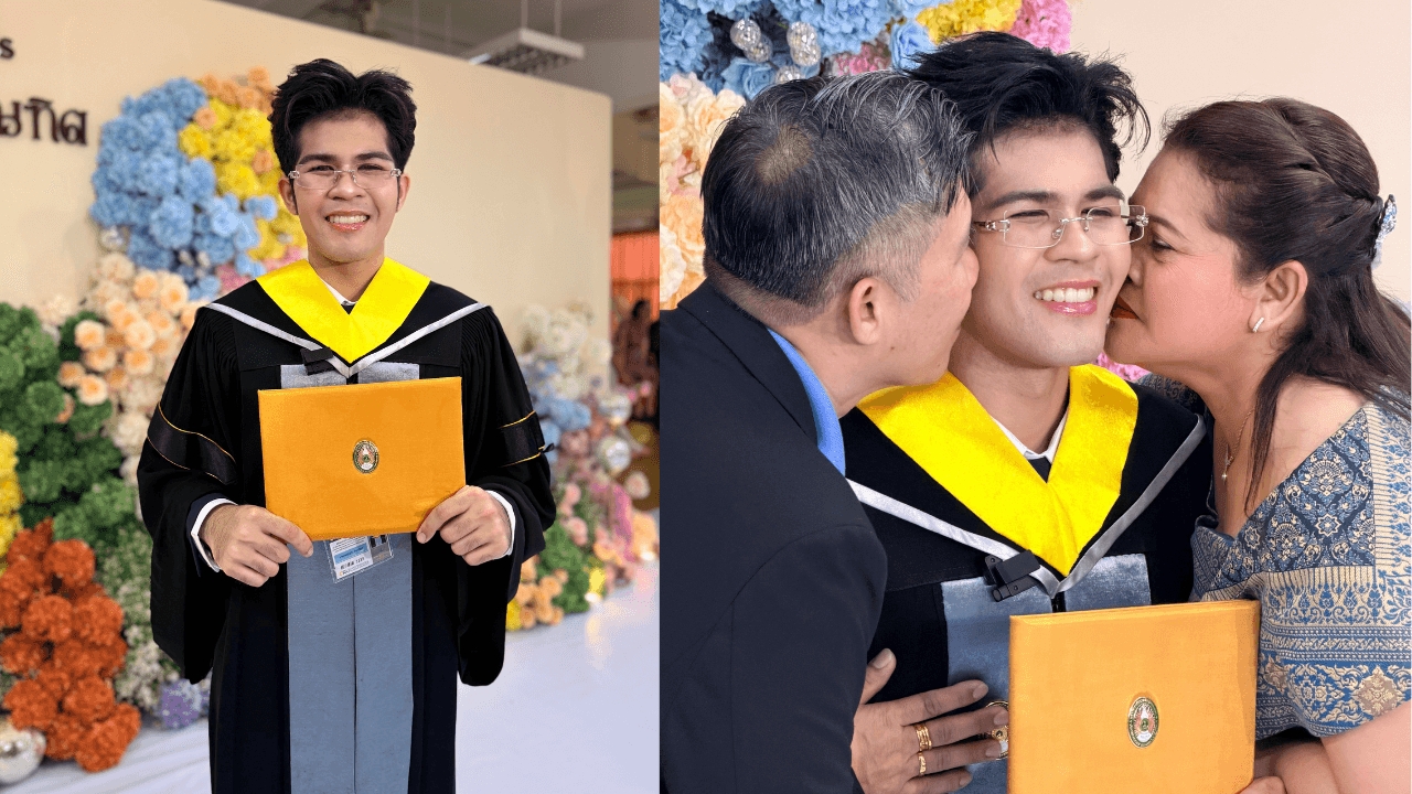 บัณฑิตคนเก่ง! “ไรอัล กาจบัณฑิต” คว้าปริญญาตรีสมใจ แฟนคลับแห่ร่วมยินดี ควักเงินเปย์หนัก 7 หลัก