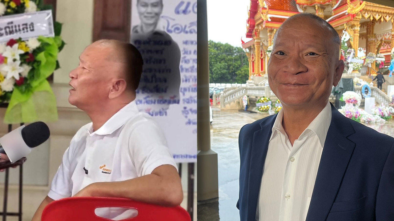 เปิดรูปสุดอึ้ง มีเงาดำติดในภาพ หม่ำ จ๊กมก คล้ายหัวคน หลังมาร่วมงานศพ โอเลี้ยง เชิญยิ้ม