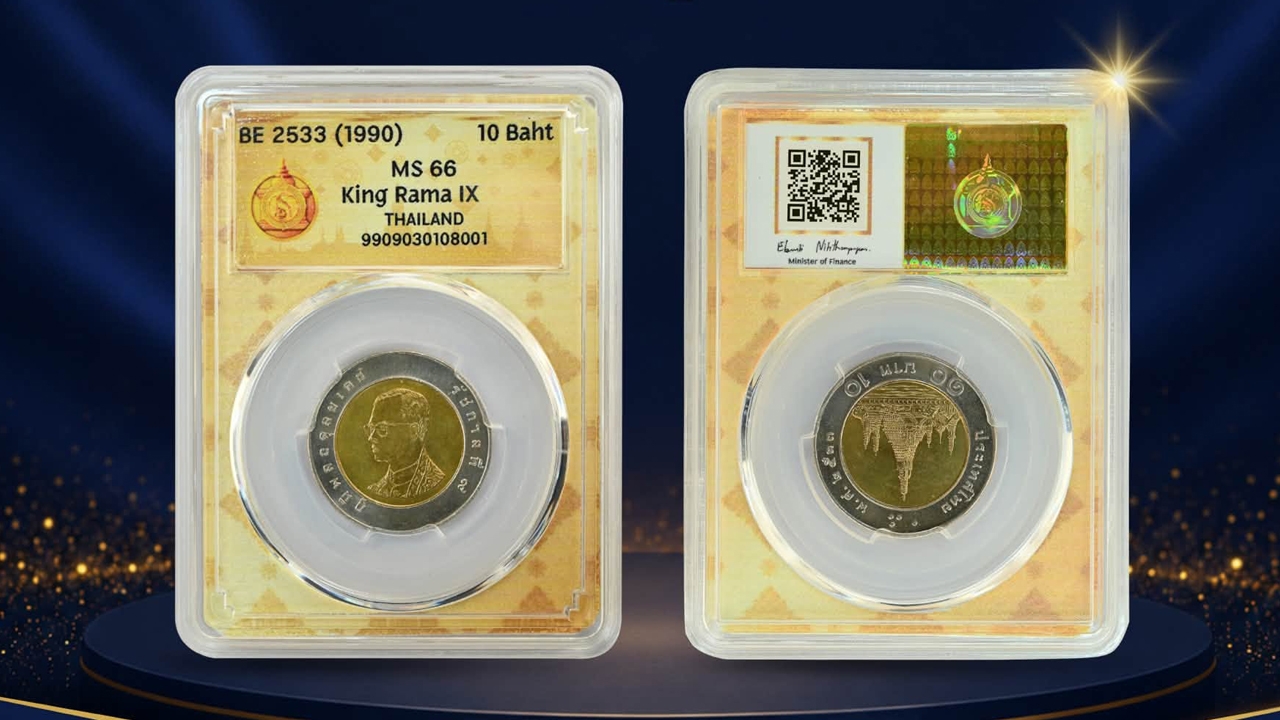 เฉลยที่มาความแพง เหรียญ 10 บาท ปี 2533 จบประมูล 2.54 ล้าน เช็กวันประมูลรอบถัดไป