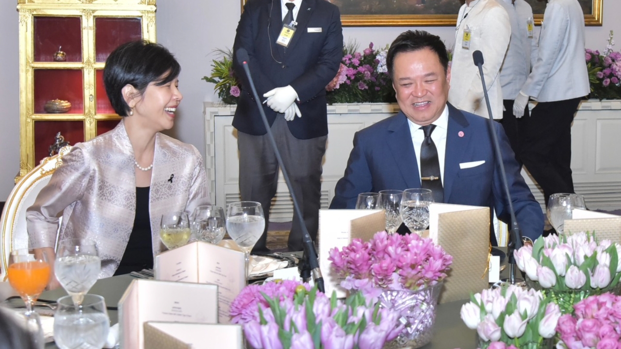 Anutin Hosts Friendship Luncheon for 11 Women Ambassadors at Government House