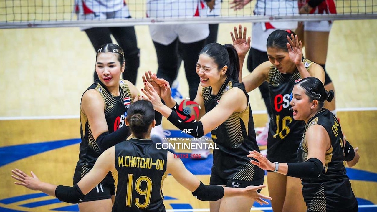 Live Volleyball Score: Thailand Defeats Indonesia 3-0 in 2026 Asian Womens Volleyball Championship Group B Match 2
