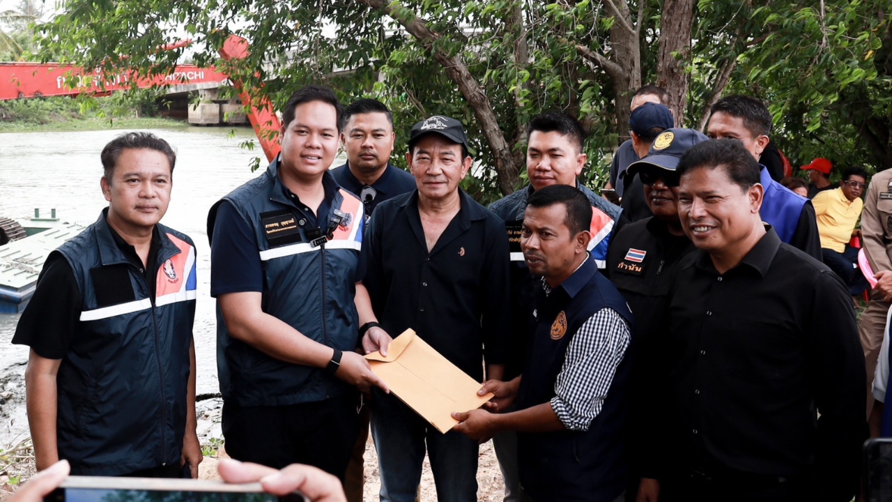 “สรรเพชญ” ลุยคลองอู่ตะเภา เร่งขุดลอกร่องน้ำ ป้องกันน้ำท่วมสงขลา