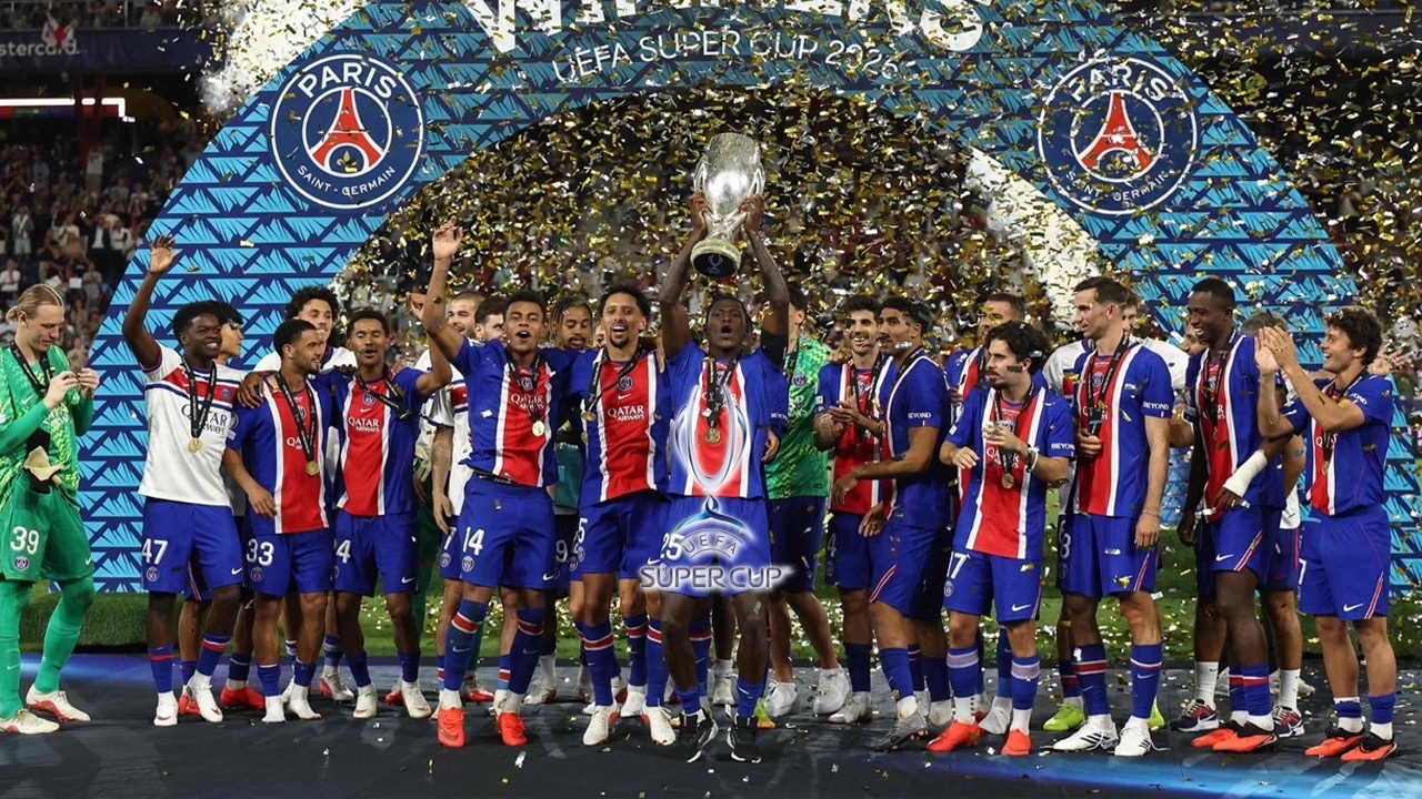 PSG Sets Fierce Record After Defeating Aston Villa to Win 2026 Super Cup, Matching Real Madrid