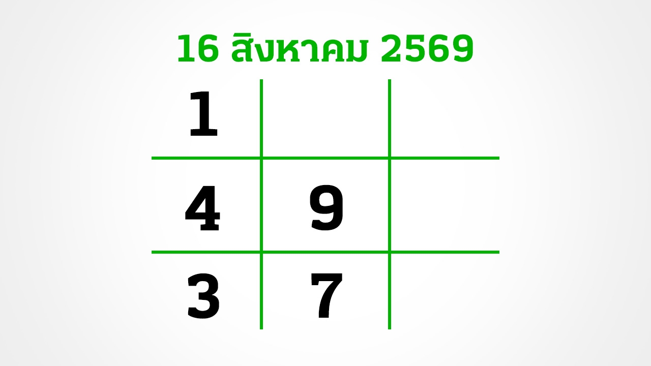 อีก 3 วันหวยออก งวดนี้สลากไม่สัญจร อย่าลืมส่อง "เลขเด็ดงวดนี้" 16/8/69