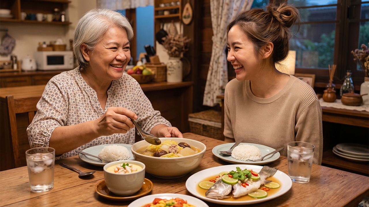 เอาใจคุณแม่วัย 60+ รวม 10 เมนูอร่อย ย่อยง่าย กลืนสบาย เหมาะกับผู้สูงวัย