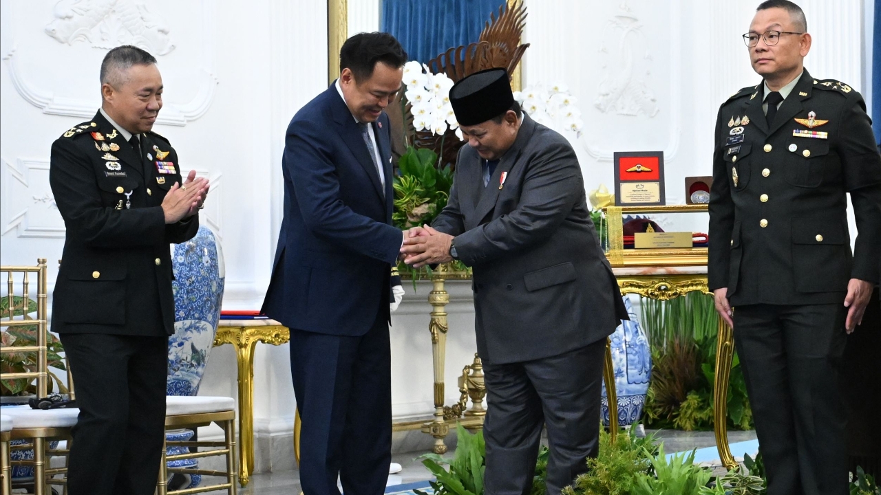 นายกฯอนุทิน ร่วมเป็นสักขีพยานพิธีมอบเครื่องหมายเชิดชูเกียรติแก่ประธานาธิบดีอินโดนีเซีย