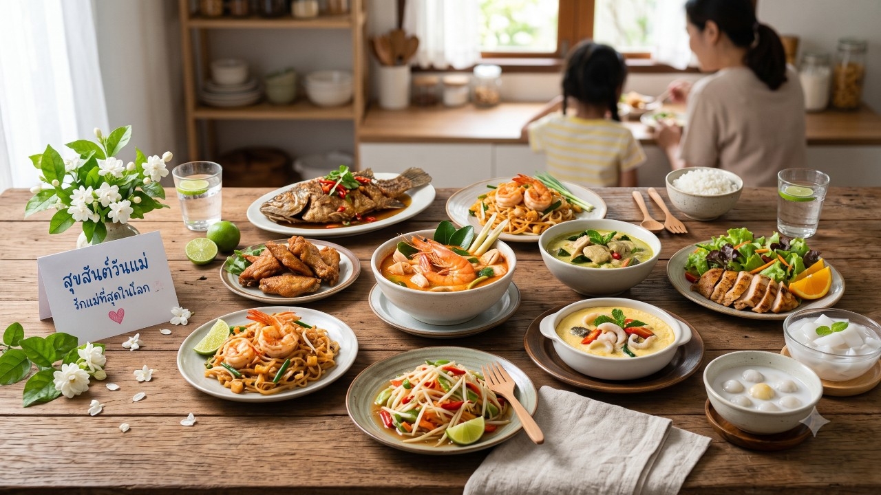 10 เมนูอาหารวันแม่ ทำเองง่ายๆ งบไม่เกิน 500 บาท อร่อยถูกใจแม่