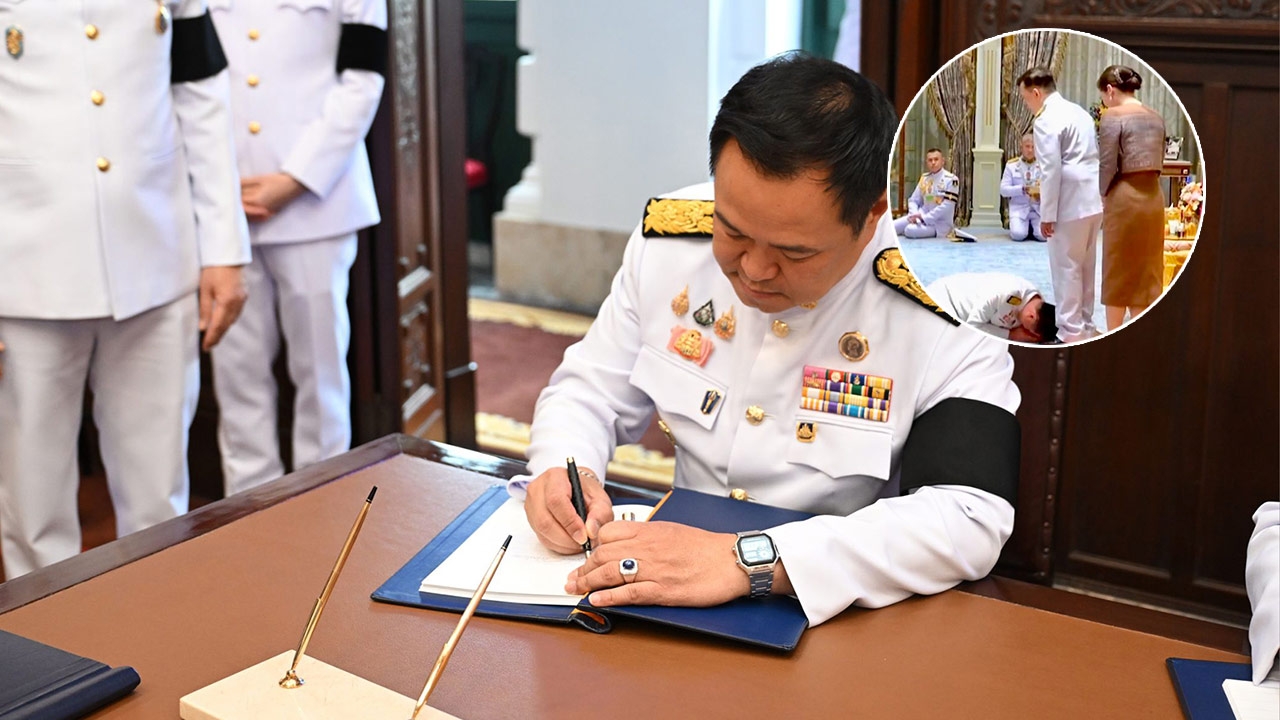 “อนุทิน” ลงนามถวายพระพรชัยมงคล พร้อมโพสต์ภาพก้มกราบพระบาท ร.10