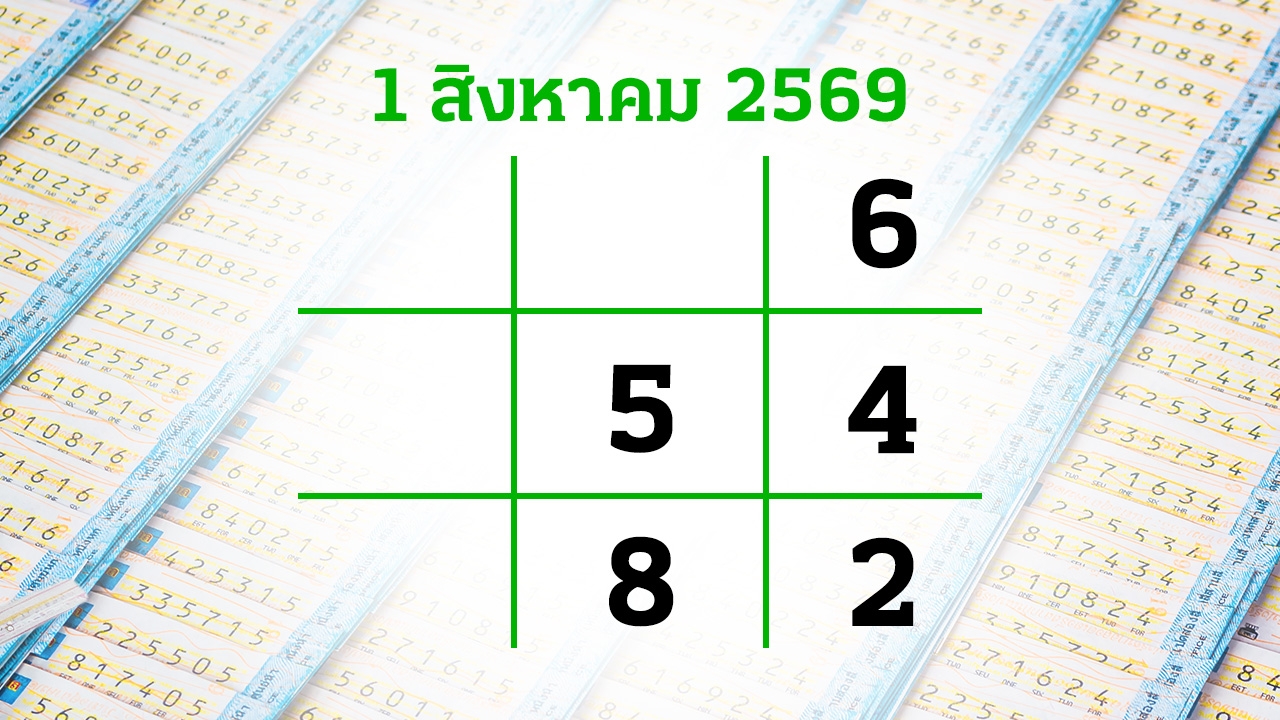 โค้งสุดท้ายหวย "เลขเด็ดงวดนี้" 1/8/69 ลุ้นโชคได้ที่ไทยรัฐทีวี-ไทยรัฐออนไลน์
