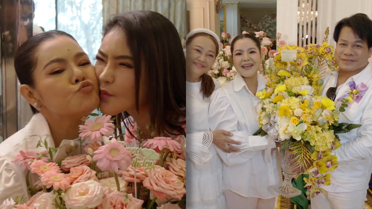 แฮปปี้ ฮาย อาภาพร ทำบุญวันเกิดเพื่อนวงการลูกทุ่งร่วมอวยพรแน่น
