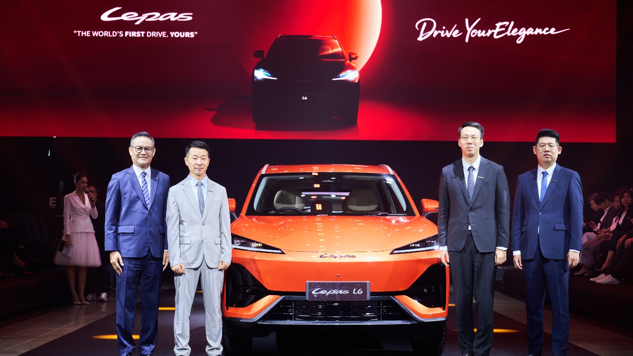 LEPAS เปิดตัวในไทยอย่างเป็นทางการ พร้อมเผยโฉมรถยนต์ไฟฟ้า LEPAS L6 EV 