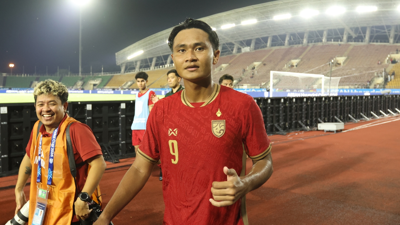 Yotsakorn Dedicates First Goal for Thailands Senior National Team to Two Groups After Winning ASEAN Cup 2026 Opener