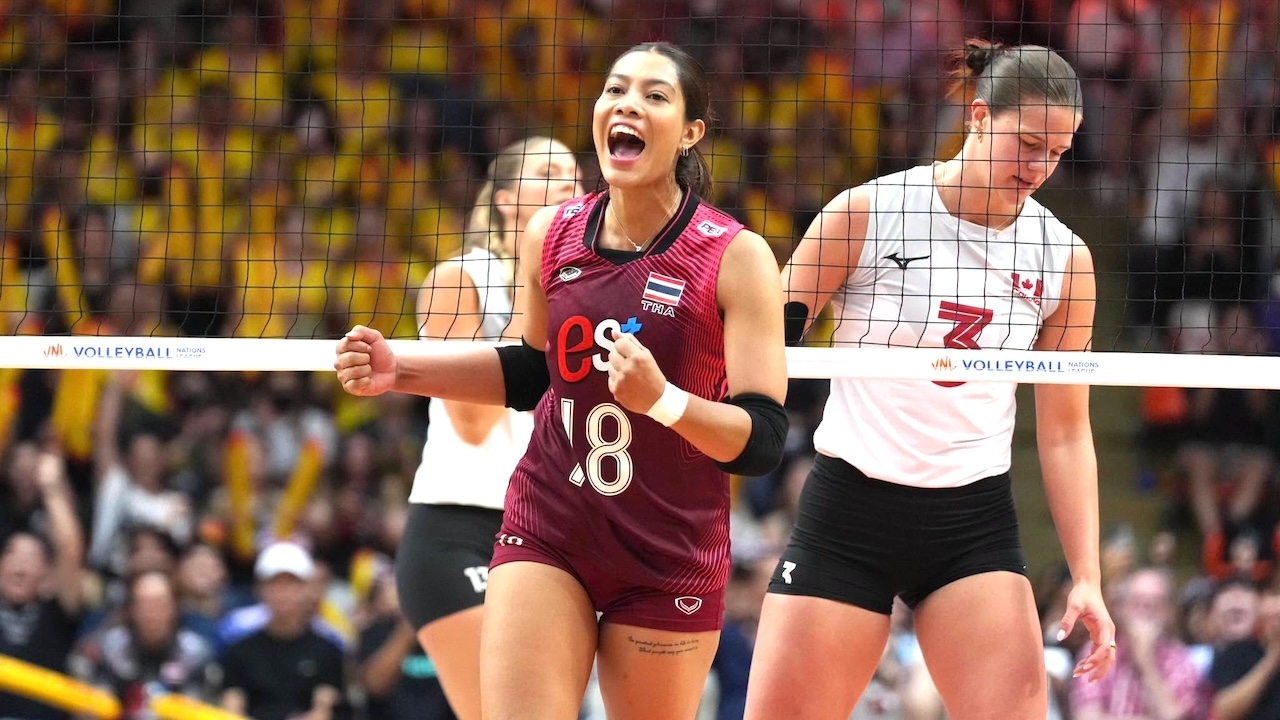 Atcharaporn Reveals Behind-the-Scenes of Thai Womens Volleyball Victory over Canada at VNL 2026