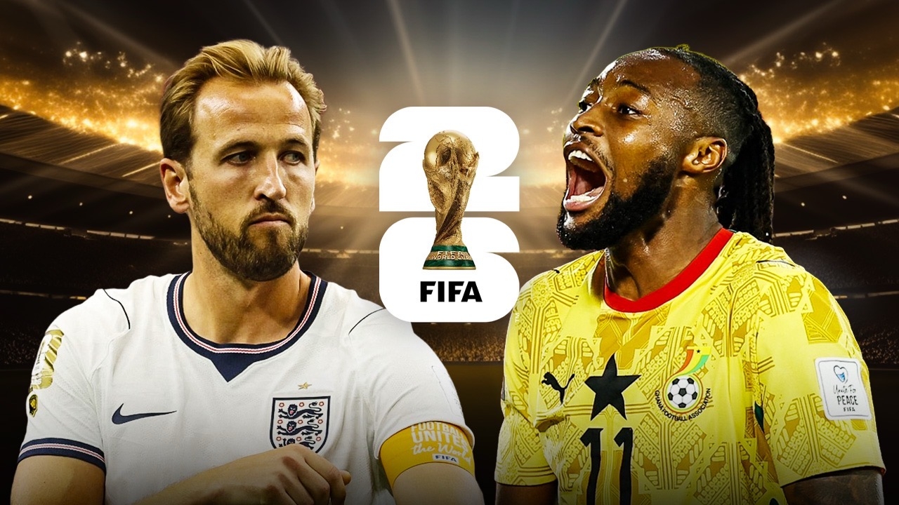 LIVE: Watch England vs Ghana at the 2026 World Cup Today (24 Jun) 03:00 - Group Stage
