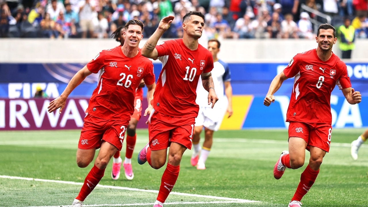 Switzerland Rout Bosnia, Who Played with 10 Men, for First Win in 2026 World Cup