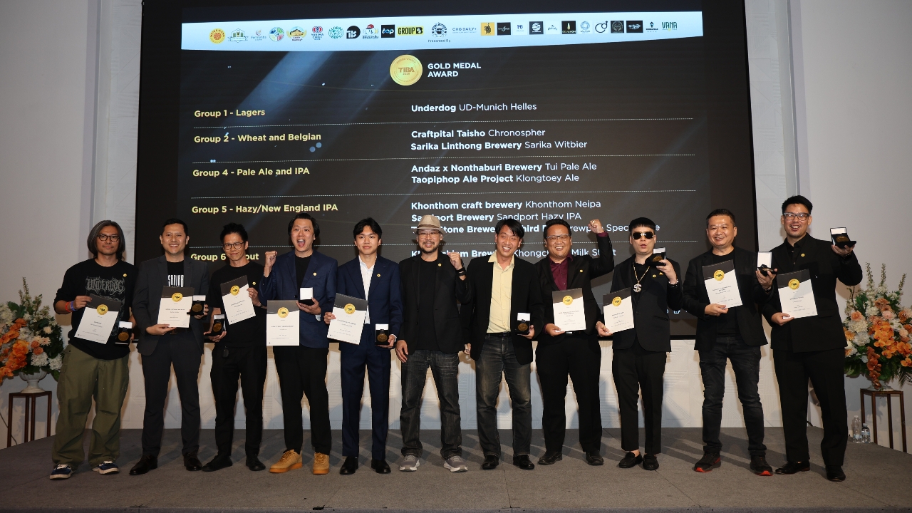 สรุปผลรางวัล TIBA 2026 คราฟท์เบียร์ไทยก้าวสู่สากล พร้อมเปิดภารกิจดันเศรษฐกิจโต