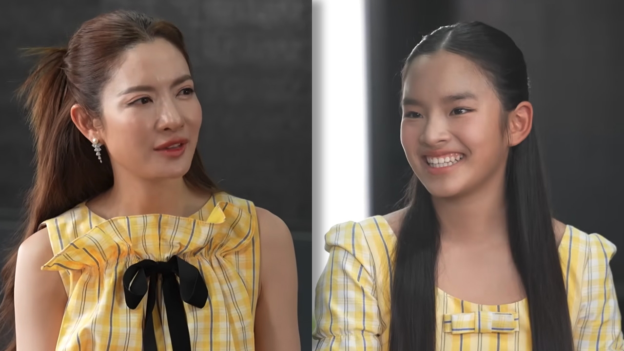 น้องปีใหม่ ขึ้นแท่นพิธีกร เปลี่ยนลุคสวยหวานน่ารักไม่แพ้คุณแม่ แอฟ ทักษอร