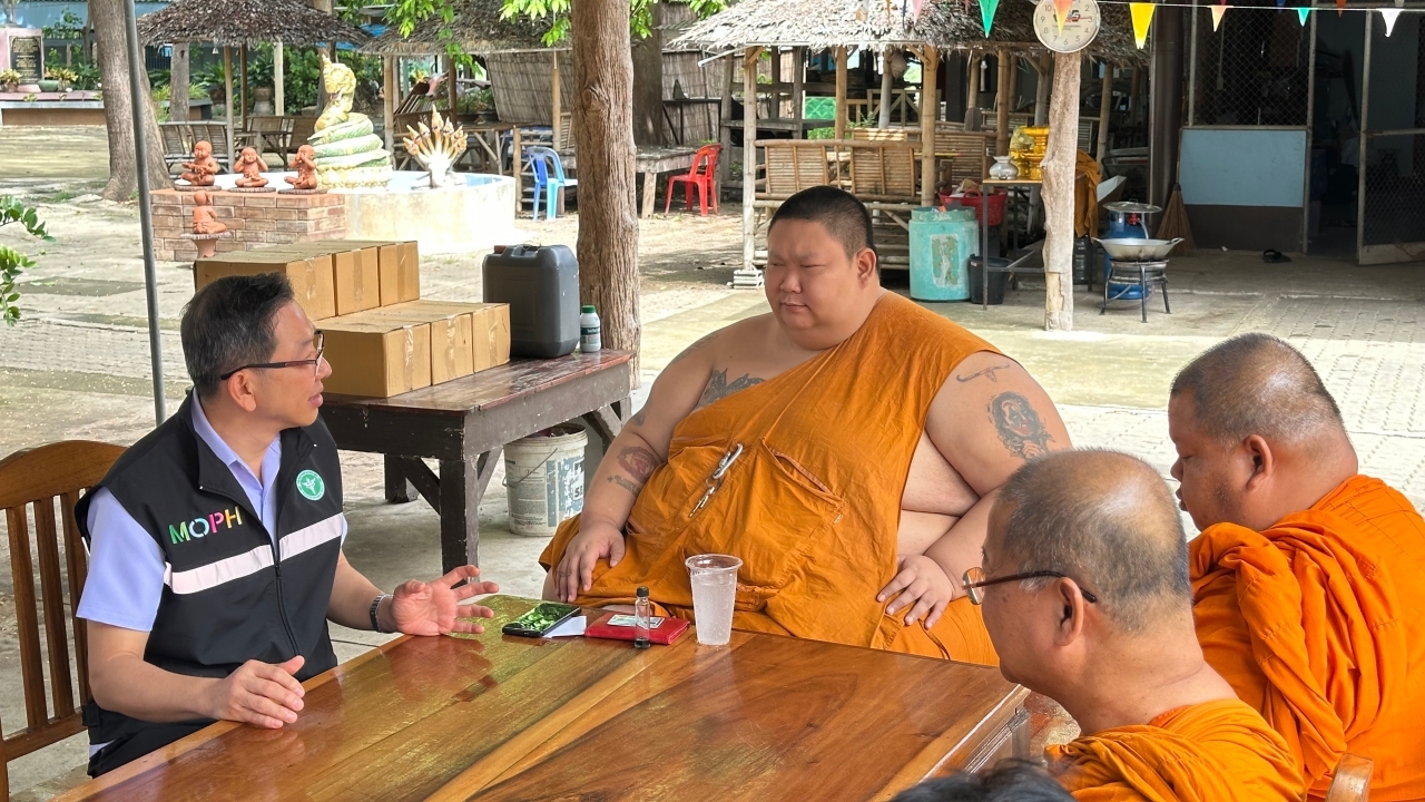 พระน้ำหนักพุ่งกว่า 260 กิโล พบอยู่ในภาวะโรคอ้วนขั้นรุนแรง ประเมินแผนการรักษา