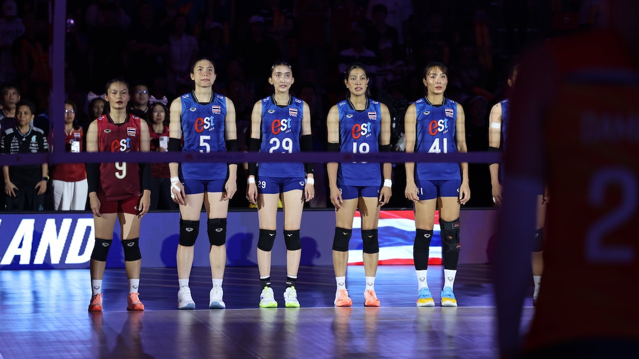 Situation of the Thailand Womens National Volleyball Team After Week 2 of VNL 2026: Conditions for 100% Survival from Relegation