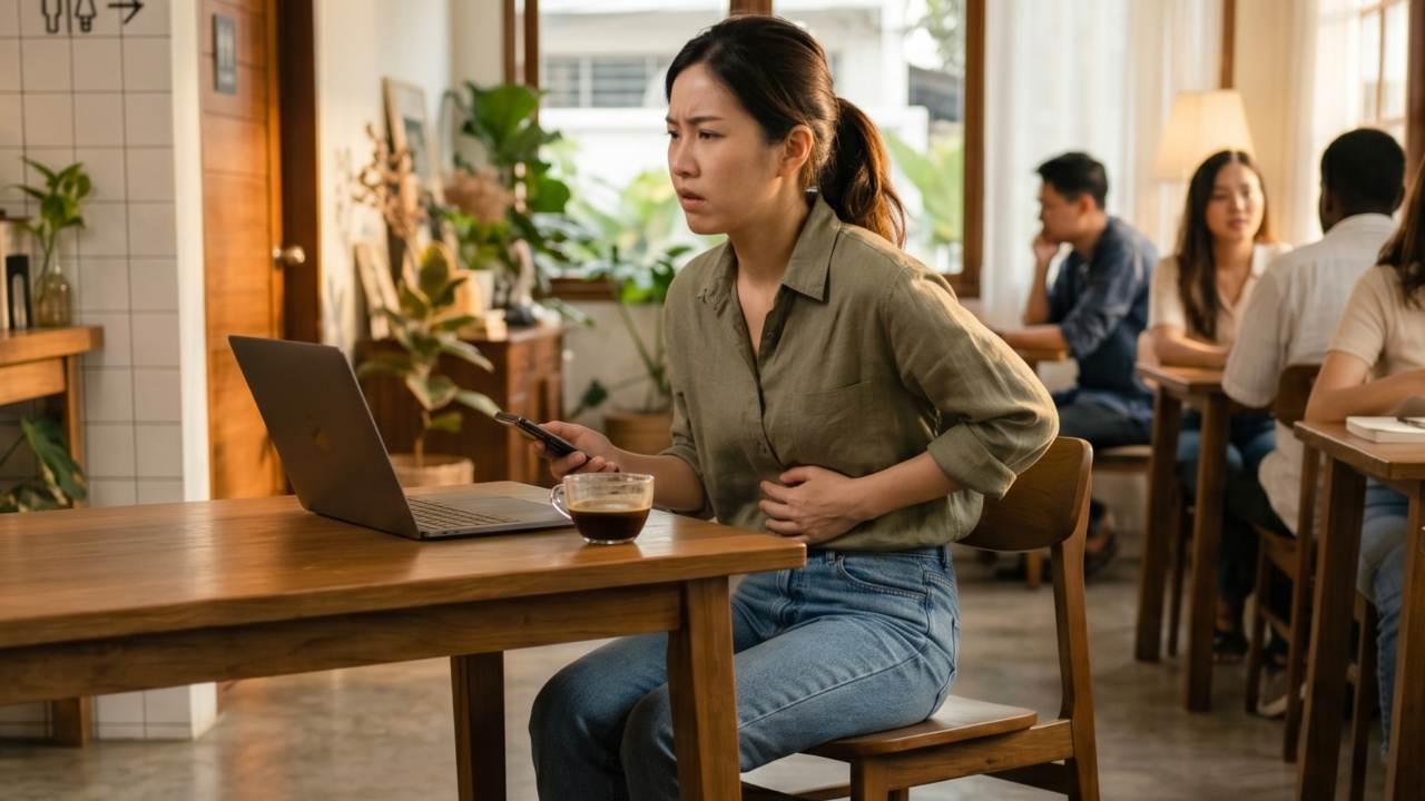 ข้าศึกบุก! ทำไมดื่ม "ชา" และ "กาแฟ" กระตุ้นขับถ่ายทันที ร่างกายกำลังบอกอะไร